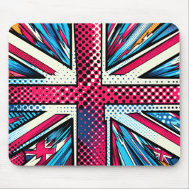 Stilisierte Union Jack-Mauspad Mousepad