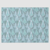 Stilisierte Weihnachtsbaumen an der Küste#6b ID100 Seidenpapier (Vorderseite)