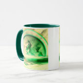 Stilisierte Wolkenlandschaft Tasse (Vorderseite Links)