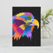 Stilisierter Adler-Pop Save The Date (Stehend Vorderseite)