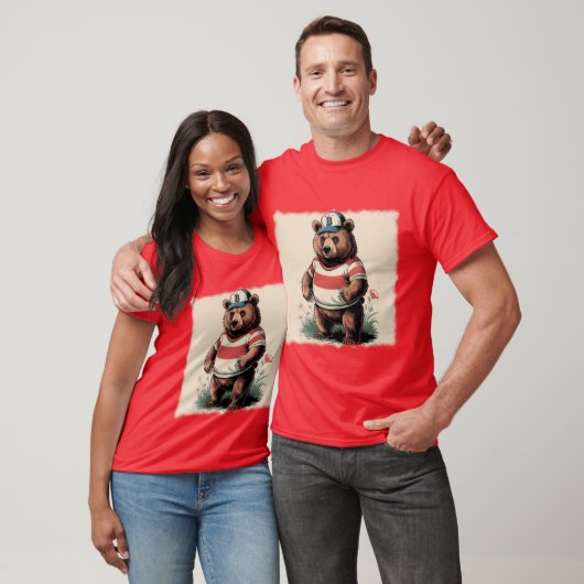 Stilisierter Bärenbär-T - Shirt (Unisex)