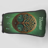 Stilisierter Baum Golf Headcover (Vorderseite)