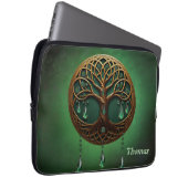 Stilisierter Baum Laptopschutzhülle (Vorne Rechts)
