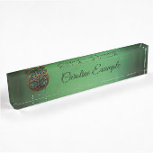 Stilisierter Baum Namensplakette