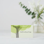 Stilisierter Baum Visitenkarte (Stehend Vorderseite)