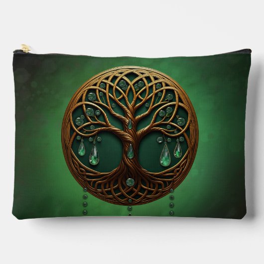 Stilisierter Baum Zubehörtasche (Vorderseite)