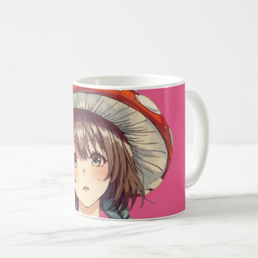 Stilisierter Charakter Anime Fantasy Geschenk Kaffeetasse (VorderseiteRechts)