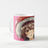 Stilisierter Charakter Anime Fantasy Geschenk Kaffeetasse (Vorderseite Links)