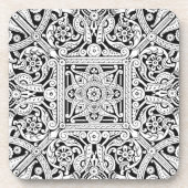 Stilisierter Deckenverkleidungsentwurf, 1870 Untersetzer (Vorderseite)