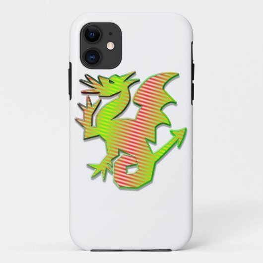 Stilisierter Drache Case-Mate iPhone Hülle (Rückseite)