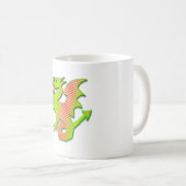 Stilisierter Drache Kaffeetasse (VorderseiteRechts)
