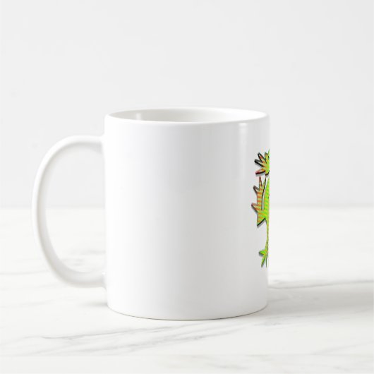 Stilisierter Drache Kaffeetasse (Links)