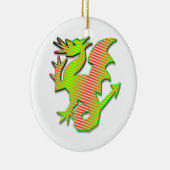 Stilisierter Drache Keramikornament (Rechts)