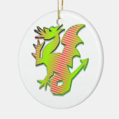 Stilisierter Drache Keramikornament (Links)