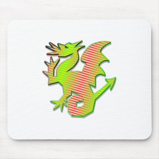 Stilisierter Drache Mousepad (Vorne)