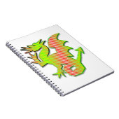 Stilisierter Drache Notizblock (Rechte Seite)