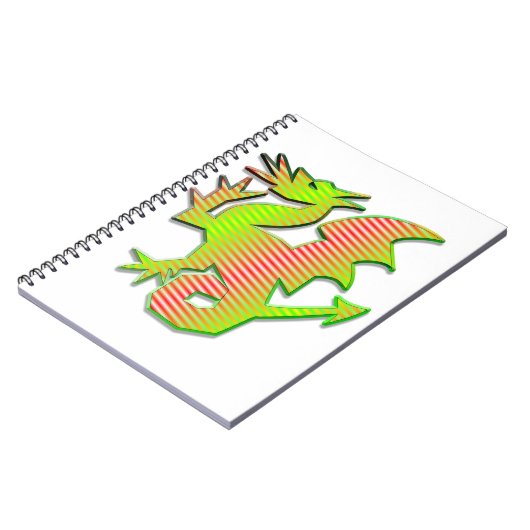 Stilisierter Drache Notizblock (Linke Seite)