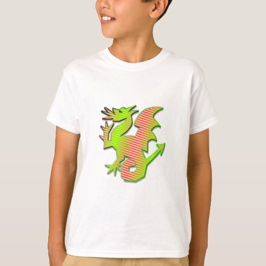 Stilisierter Drache T-Shirt (Vorderseite)
