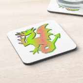 Stilisierter Drache Untersetzer (Linke Seite)