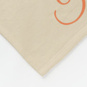 Stilisierter Fall Leaf Foto Family Tree Fleecedecke (Ecke)