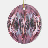 Stilisierter Flitter Keramik Ornament (Links)