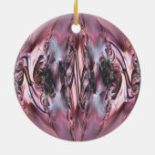 Stilisierter Flitter Keramik Ornament (Hinten)