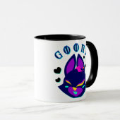 stilisierter Fuchs-Katze-Hybrid Tasse (VorderseiteRechts)