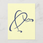 Stilisierter Geier Postkarte (Vorderseite)