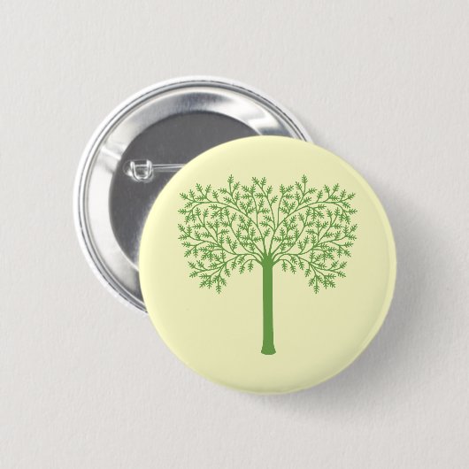Stilisierter Grünbaum Button (Vorne & Hinten)