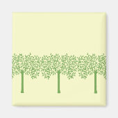 Stilisierter Grünbaum Magnet (Vorne)