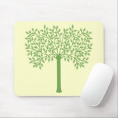 Stilisierter Grünbaum Mousepad (Mit Mouse)