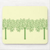 Stilisierter Grünbaum Mousepad (Vorne)