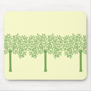 Stilisierter Grünbaum Mousepad
