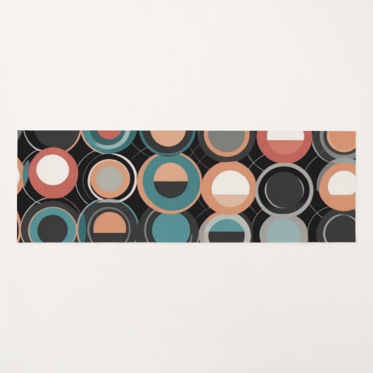 Stilisierter Kreis Yogamatte (Vorderseite (Horizontal))