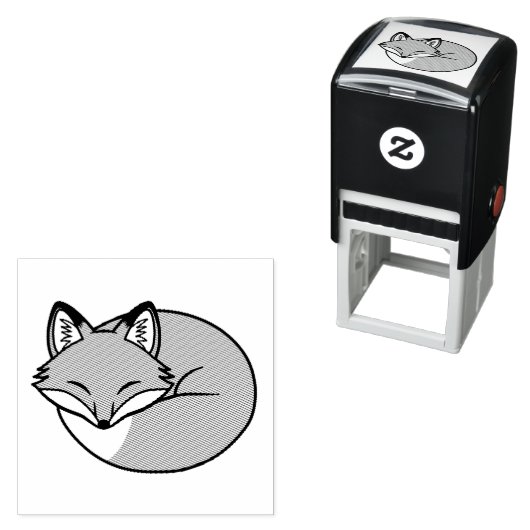 Stilisierter Schlaffuchs Permastempel (Beispiel)