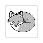 Stilisierter Schlaffuchs Permastempel (Design)