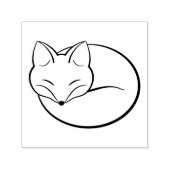 Stilisierter Schlaffuchs Permastempel (Design)