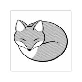 Stilisierter Schlaffuchs Permastempel (Design)