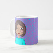 Stilisierter Tasse Pretty Face (Vorderseite Links)