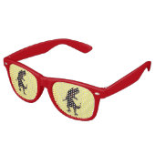 Stilisierter Tyrannosaurus Sonnenbrille (Schrägansicht)