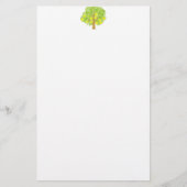 Stilisierter Zitronenbaum Briefpapier (Vorderseite)