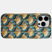 Stilisiertes 3D-Art-Deco-Ventilator-Design Case-Mate iPhone Hülle (Rückseite (Horizontal))