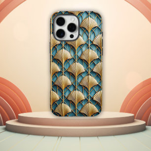 Stilisiertes 3D-Art-Deco-Ventilator-Design iPhone 16 Pro Max Hülle