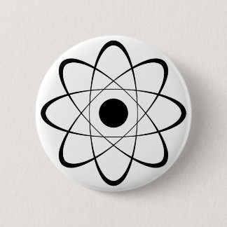 Stilisiertes Atom-Symbol Button