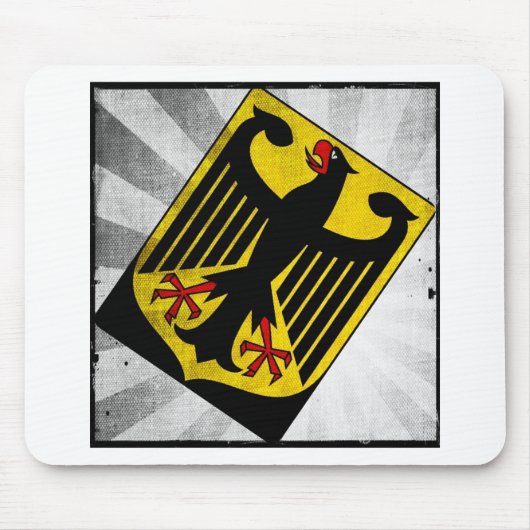 Stilisiertes Deutschland-Wappen Mousepad (Vorne)