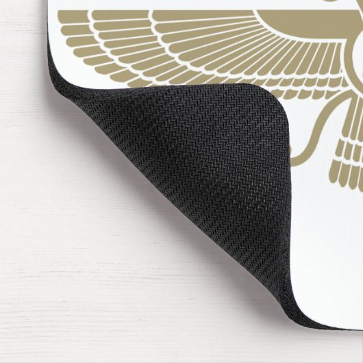 Stilisiertes Faravahar Mousepad (Ecke)
