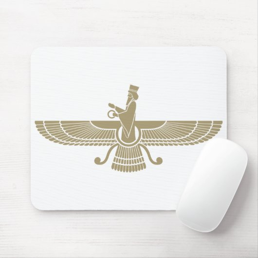 Stilisiertes Faravahar Mousepad (Mit Mouse)