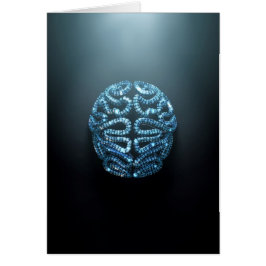 Stilisiertes Gehirn der künstlichen Intelligenz