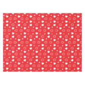 Stilisiertes Herzen Muster 4 Tischdecke (Vorderseite (Horizontal))