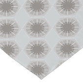 Stilisiertes Petoskey Stone Abstrakt geometrisches Kurzer Tischläufer (Ecke)